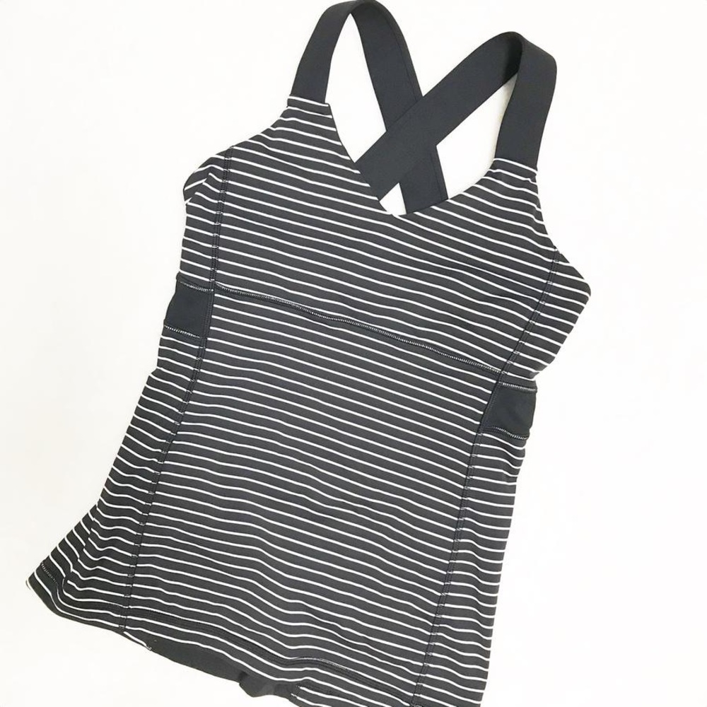 Lululemon Striped Workout Tank